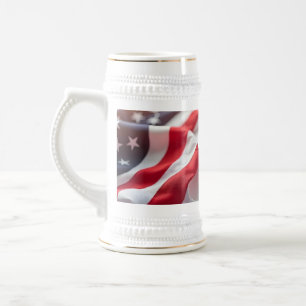 Chope À Bière 4 juillet Fête de l'Indépendance Création Patrioti