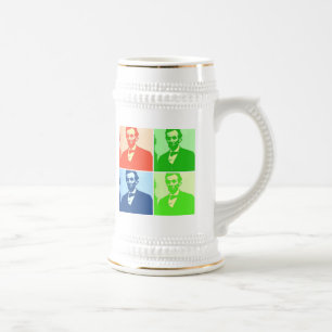 Chope À Bière Abraham Lincoln