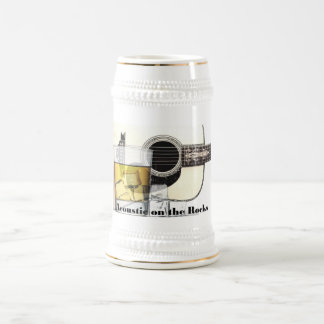 Chope À Bière "Acoustique bière Stein sur roches"