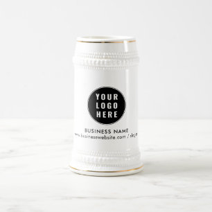 Chope À Bière Ajouter votre logo d'entreprise et site Web d'entr