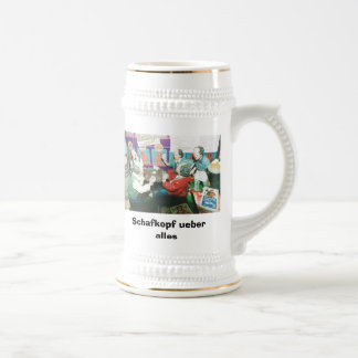Chope À Bière Alle d'ueber de Schafkopf