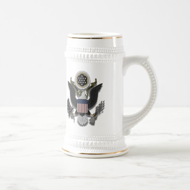 Chope À Bière Américain Eagle E Pluribus Unum (Droite)