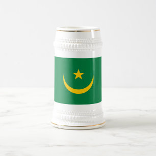 Chope À Bière Ancien drapeau de Mauritanie