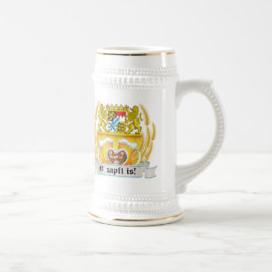 Chope À Bière Armoiries de Bavière et bière Oktoberfest Stein