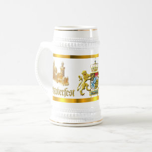 Chope À Bière Armoiries de la Bavière Oktoberfest, Château Colle
