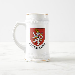 Chope À Bière Armoiries d'Ústí nad Labem, République tchèque