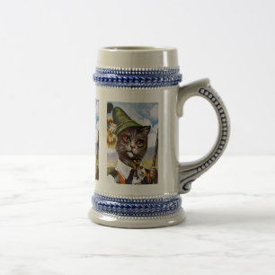 Chope À Bière Arthur Thiele - chat bavarois d'Alpes