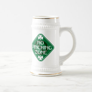 Chope À Bière Aucun Jour de la Saint Patrick de zone de Pinching