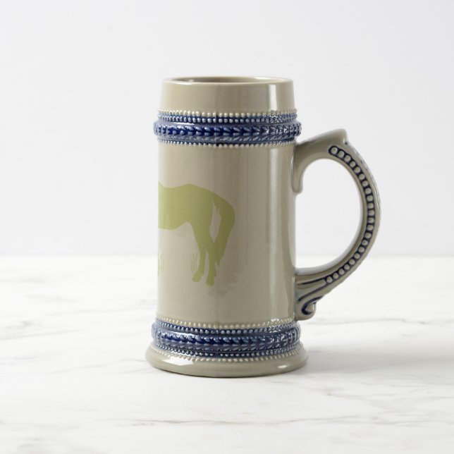 Chope À Bière Baisers de cheval (vert) (Droite)