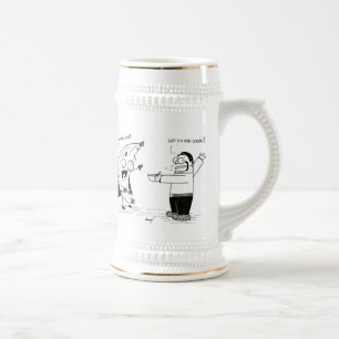 Chope À Bière Bande dessinée drôle Stein d'homme de banane