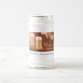 Chope À Bière Barre de Sladich, anaconda Montana