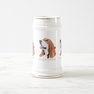 Chope À Bière Basset Hound