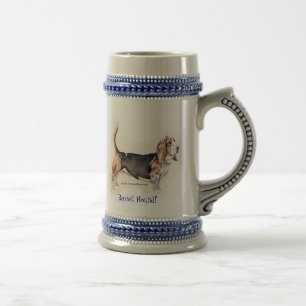 Chope À Bière Basset Hound Stein