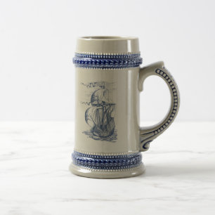 Chope À Bière Bateau de navigation vintage