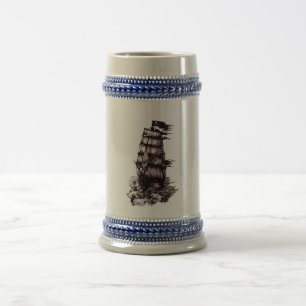 Chope À Bière Bateau de pirate