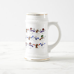 Chope À Bière Beaucoup d'neigeurs de Noël