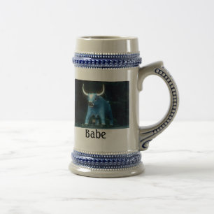 Chope À Bière Bébé le boeuf bleu, bébé