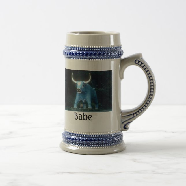 Chope À Bière Bébé le boeuf bleu, bébé (Droite)