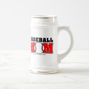 Chope À Bière Beer Stein, maman du baseball