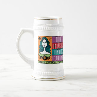 Chope À Bière Beer Stein - WWCC du comté de Père Noël Barbara