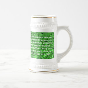 Chope À Bière Bénédiction Mariage irlandaise - Personniz... - Cu