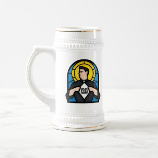 Chope À Bière Bière classique Stein de geeks catholique