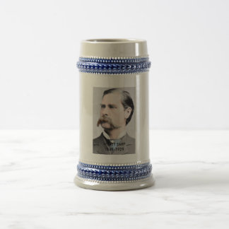 Chope À Bière Bière commémorative Stein de Wyatt Earp
