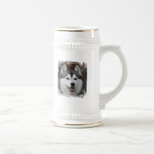 Chope À Bière Bière enrouée Stein de chien