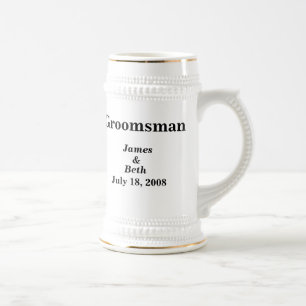 Chope À Bière Bière l'épousant faite sur commande Stein de