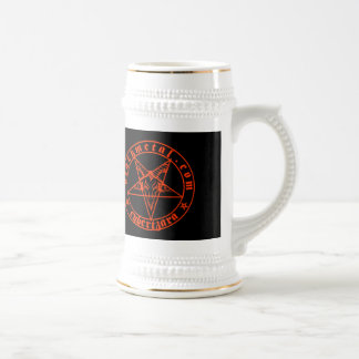Chope À Bière Bière rouge Stein de Baphomet