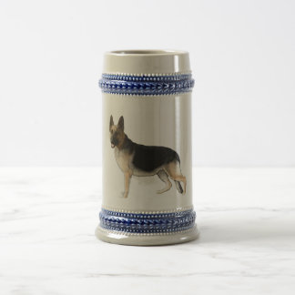 Chope À Bière Bière Stein de berger allemand