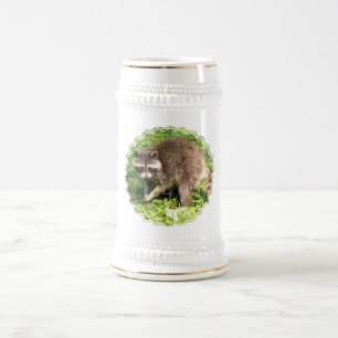 Chope À Bière Bière Stein de raton laveur