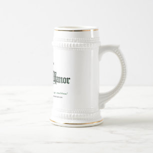 Chope À Bière Bière Stein du logo w/Text de DRM Ankh