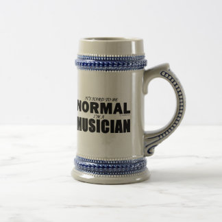 Chope À Bière Bière Stein, musicien normal