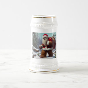 Chope À Bière Bigfoot Santa Claus