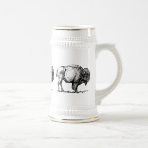 Chope À Bière Bison américain de Buffalo