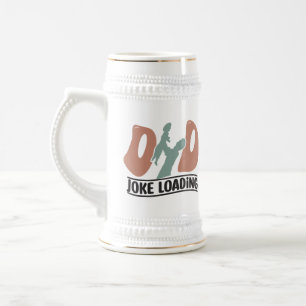 Chope À Bière Blague de papa drôle chargement art mot 