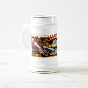 Chope À Bière Blanc/or d'IYAOYAS STEIN