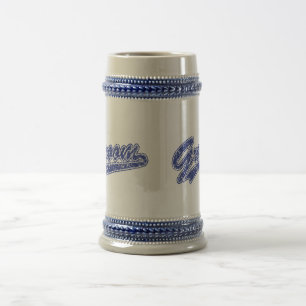 Chope À Bière Bleu de pièce