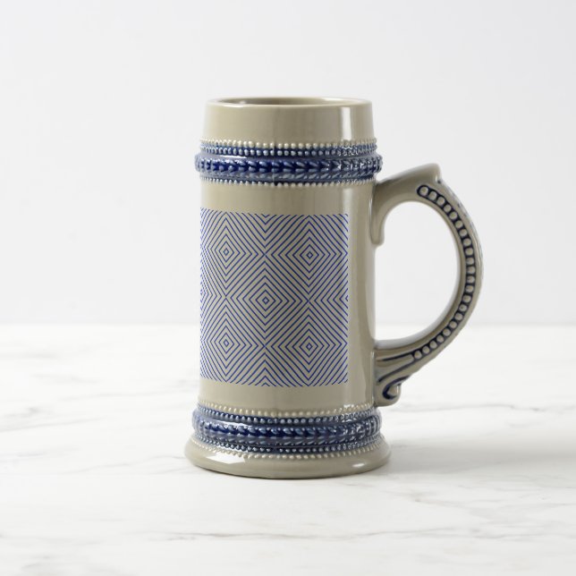 Chope À Bière bleu rombos (Droite)