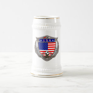 Chope À Bière Boisson Stein du football des Etats-Unis