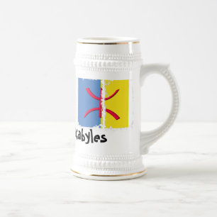 Chope À Bière Boîte 3 Stein sale de drapeau de Kabylia