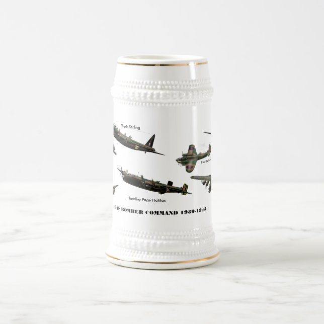 Chope À Bière Bomber Command Stein. (Centre)