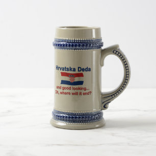 Chope À Bière Bon Croate Deda (grand-papa) de Lkg