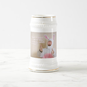 Chope À Bière Bon garçon blanc Stein d'Ol