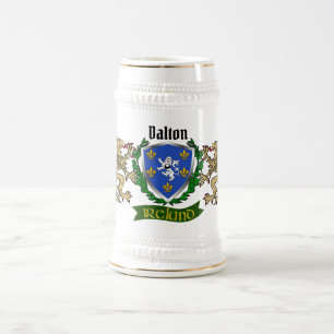 Chope À Bière Bouclier irlandais Dalton Bière personnalisée Stei