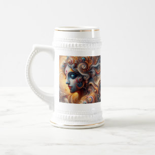 Chope À Bière Boug krishna exclusif peint