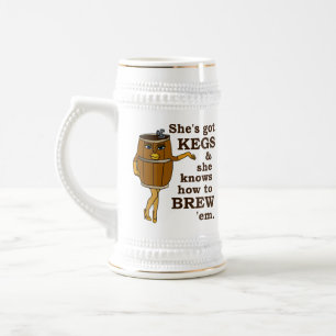 Chope À Bière Brasseur drôle de bière