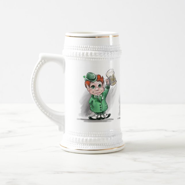 Chope À Bière Bravo irlandais ! Bière de la Saint Patrick Stein (Gauche)
