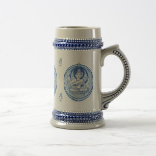Chope À Bière Brew bleu de Bodhisattva